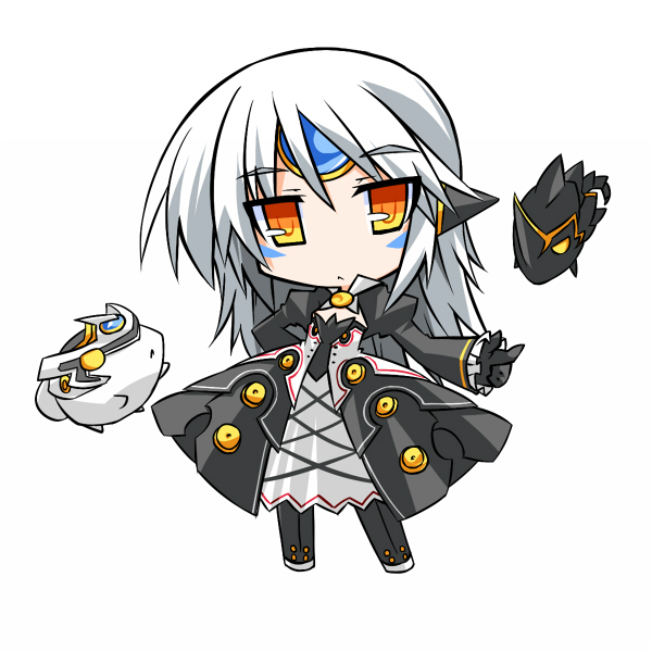 black_boots black_gloves boots code:_exotic_(elsword) elsword eve_(elsword) gloves hemogurobin_a1c long_hair yellow_eyes