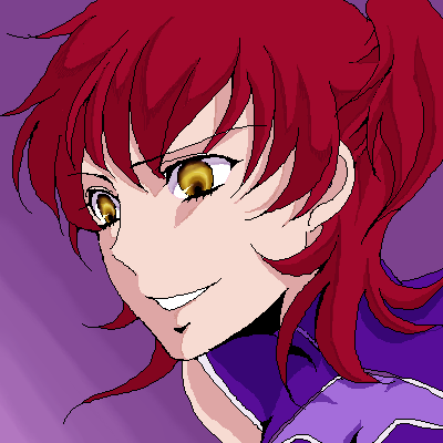 grin gundam gundam_00 lowres memessa nena_trinity red_hair redhead smile yellow_eyes