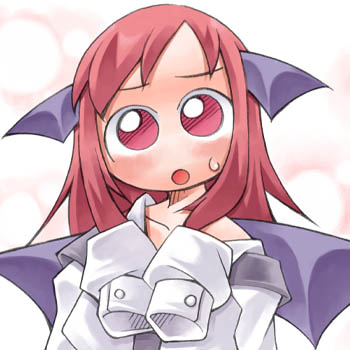 chibi female head_wings koakuma lowres nyagakiya red_eyes redhead the_embodiment_of_scarlet_devil touhou