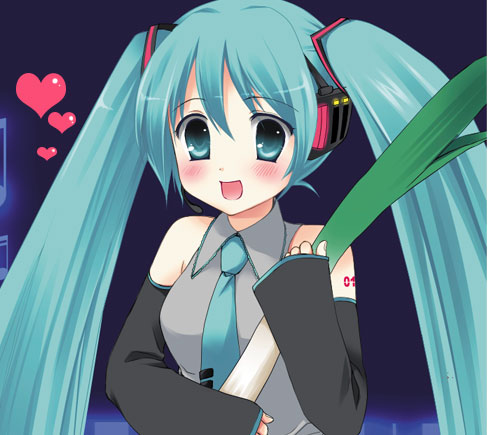 1girl aqua_hair chany hatsune_miku lowres solo spring_onion twintails vocaloid