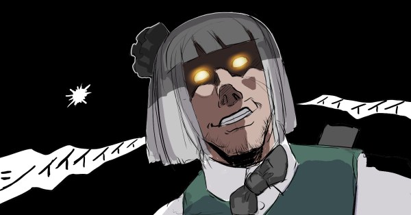 1girl alexander_anderson anderson black_background crossover fusion grin hellsing konpaku_youmu parody smile solo touhou what