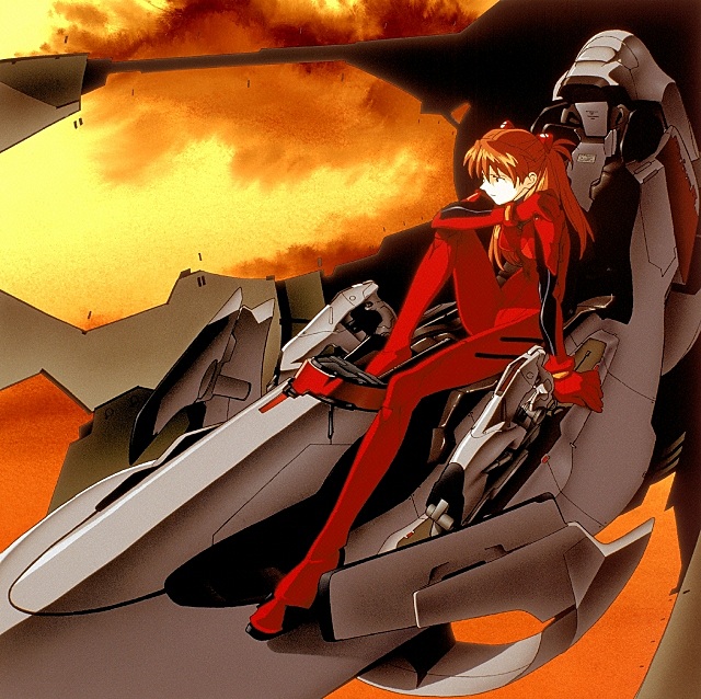 1girl cockpit duplicate entry_plug honda_takeshi neon_genesis_evangelion plugsuit redhead sad solo souryuu_asuka_langley sunset