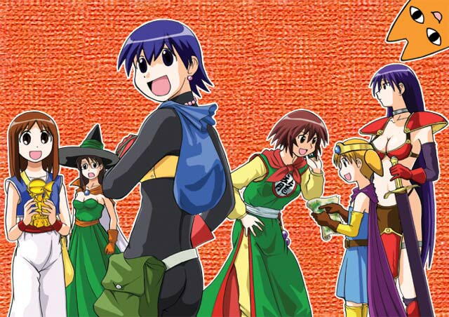 6+girls azumanga_daioh child chiyo_chichi chunsoft circlet cosplay dragon_quest dragon_quest_iii enix fighter_(dq3) fighter_(dq3)_(cosplay) kagura kagura_(azumanga_daiou) kasuga_ayumu mage_(dq3) mage_(dq3)_(cosplay) merchant_(dq3) merchant_(dq3)_(cosplay) mihama_chiyo mizuhara_koyomi multiple_girls parody roto roto_(cosplay) sakaki soldier_(dq3) soldier_(dq3)_(cosplay) takino_tomo thief_(dq3) thief_(dq3)_(cosplay)