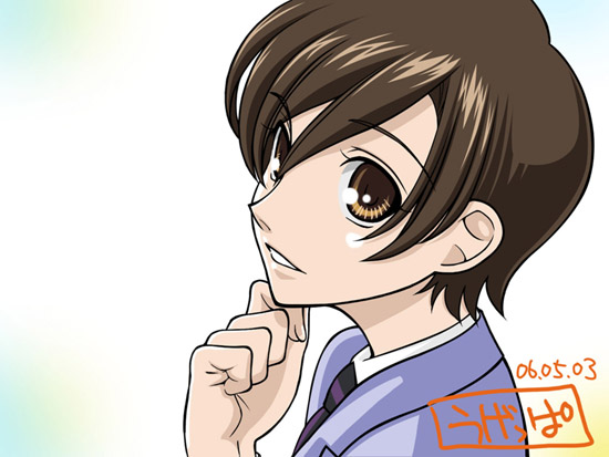 1girl fujioka_haruhi ouran_high_school_host_club reverse_trap solo ugeppa