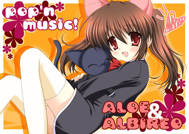 1girl aloe aloe_(quiz_magic_academy) animal_ears cat_ears quiz_magic_academy solo thigh-highs