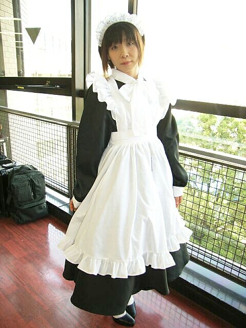 1girl cosplay maid photo shirley shirley_medison solo victorian_romance_emma
