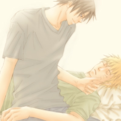 2boys artist_request lowres male_focus multiple_boys naruto sleeping uchiha_sasuke uzumaki_naruto yaoi