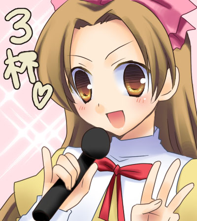 1girl houshakuji_renge lowres microphone ouran_high_school_host_club solo