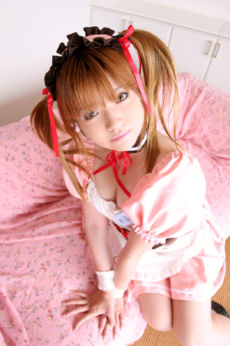 asahina_mikuru asian cosplay maid mizuhara_arisa photo suzumiya_haruhi_no_yuuutsu