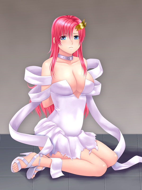 00s dress gundam gundam_seed high_heels lacus_clyne shoes yuzuriha_(active_homing)