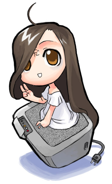 ahoge chibi television the_ring through_screen v yamamura_sadako