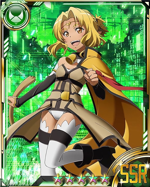 alicia_rue animal_ears bare_shoulders bell bell_collar black_boots blonde_hair boots breasts brown_eyes cat_ears cat_tail collar dark_skin detached_sleeves fang hair_ornament one_leg_raised open_mouth panties short_hair slit_pupils small_breasts strapless sword_art_online tail thigh-highs underwear white_legwear white_panties