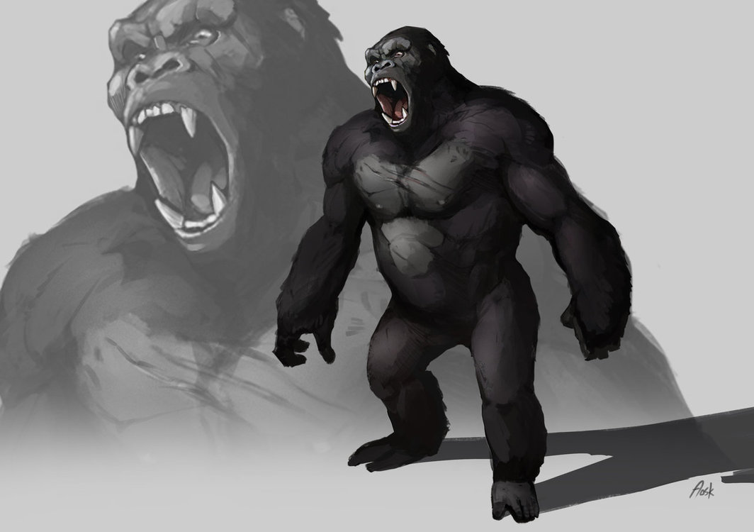 kaijuu king_kong kong:_skull_island monsterverse no_humans