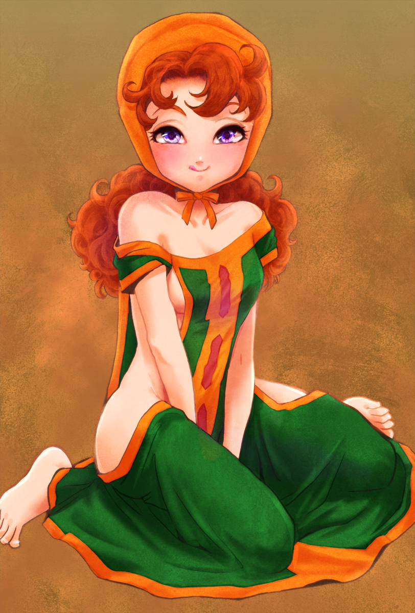 1girl dragon_quest dragon_quest_vii highres long_hair magarinariya maribel solo