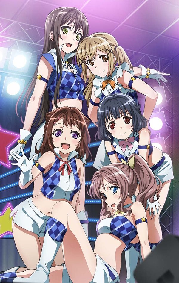 bang_dream! blush everyone hanazono_tae ichigaya_arisa multiple_girls official_art toyama_kasumi ushigome_rimi yamabuki_saaya