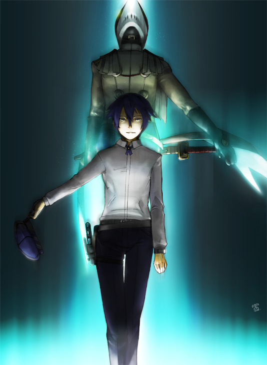 persona persona_4 reverse_trap shirogane_naoto short_hair yamato_takeru_(persona)