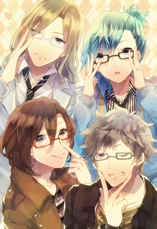 blonde_hair blue_eyes camus_(uta_no_prince-sama) kotobuki_reiji kurosaki_ranmaru mikaze_ai pixiv_id_3389939 uta_no_prince-sama