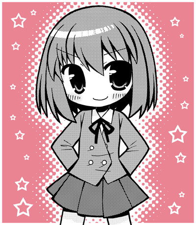 kushieda_minori lowres school_uniform short_hair star stars toradora!