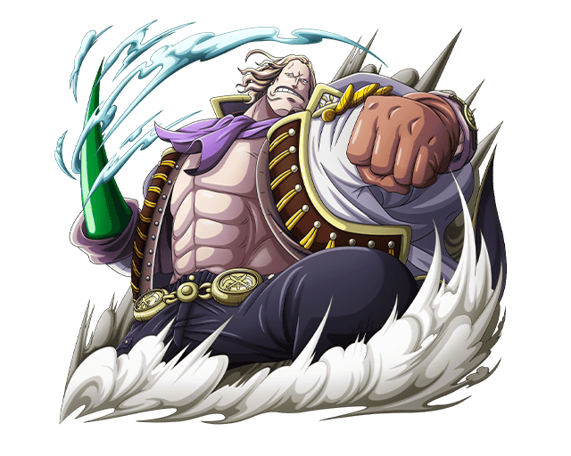 1boy blonde_hair bodskih epaulettes gasparde gloves long_hair male_focus official_art one_piece one_piece:_dead_end_adventure shirtless solo teeth transparent_background
