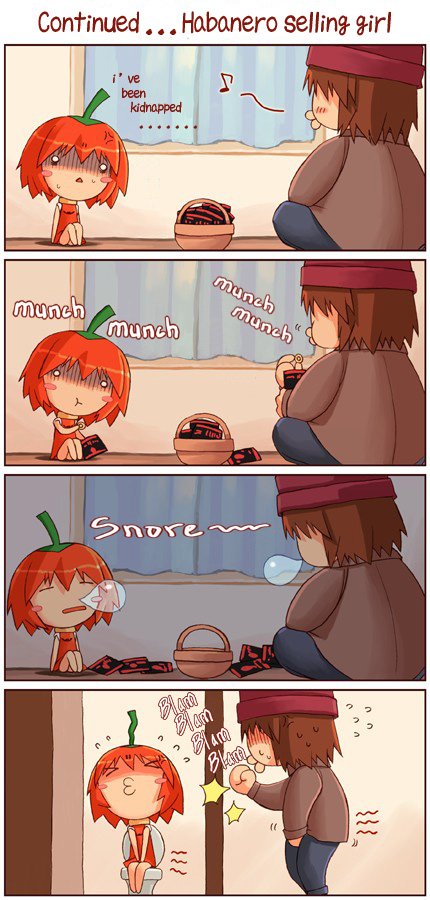 4koma comic habanero habanero-tan hard_translated o3o redhead shigatake toilet translated