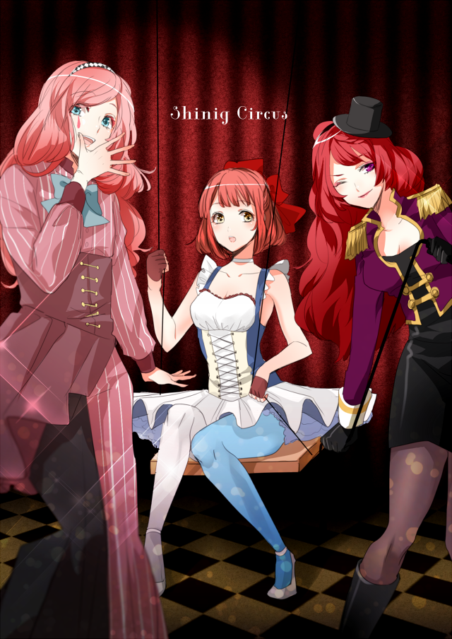 nanami_haruka red_hair shibuya_tomochika syrup_san tsukimiya_ringo uta_no_prince-sama yellow_eyes