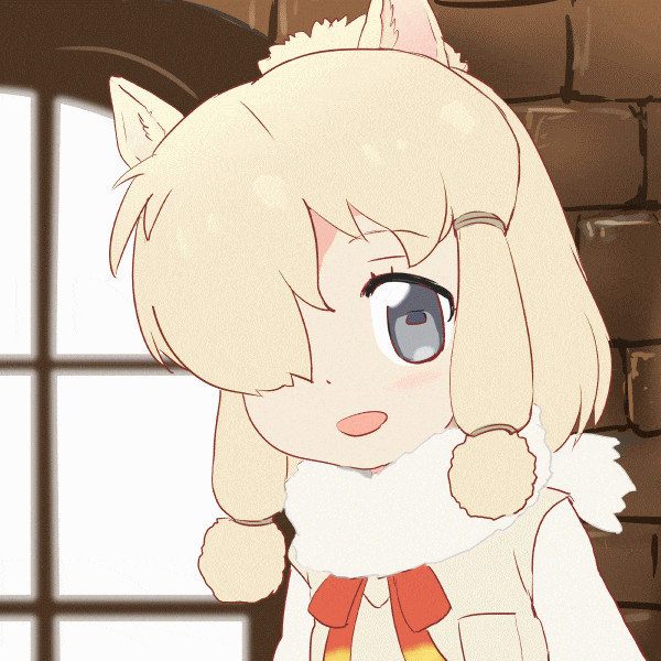 3girls alpaca_ears alpaca_suri_(kemono_friends) animated animated_gif bag bangs black_gloves black_hair blonde_hair blunt_bangs blush crying fur_collar gloves grey_eyes hair_over_one_eye hands_together hat hat_feather holding_bag indoors japanese_crested_ibis_(kemono_friends) kaban_(kemono_friends) kemono_friends long_hair long_sleeves lucky_beast_(kemono_friends) multicolored_hair multiple_girls mushi_gyouza red_shirt redhead shirt short_sleeves source_quote_parody speech_bubble sweatdrop tears thought_bubble white_hair window wiping_tears yellow_eyes
