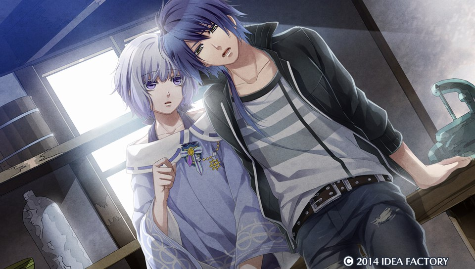 akito_shukuri norn9 purple_hair shiranui_nanami teita violet_eyes