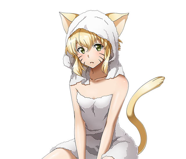 1girl animal_ears argo_the_rat between_legs blonde_hair breasts cat_ears cat_tail cleavage collarbone facial_mark green_eyes hand_between_legs long_hair naked_towel open_mouth shiny shiny_skin short_hair_with_long_locks sidelocks sitting small_breasts solo sword_art_online tail towel towel_on_head transparent_background white_towel
