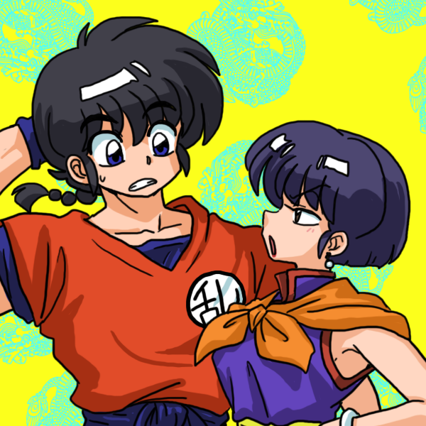 chi-chi_(dragon_ball) chi-chi_(dragon_ball)_(cosplay) cosplay dragon_ball ranma_1/2 saotome_ranma son_gokuu son_gokuu_(cosplay) tendou_akane wantan-orz