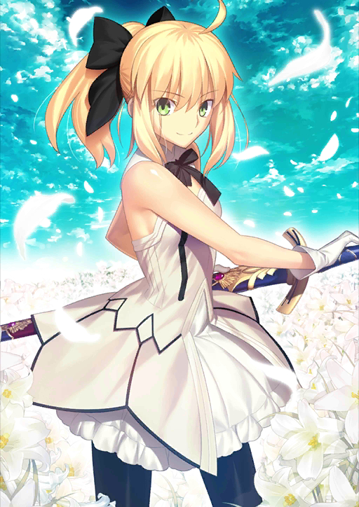 blonde_hair fate/extra long_hair saber_lily warrior