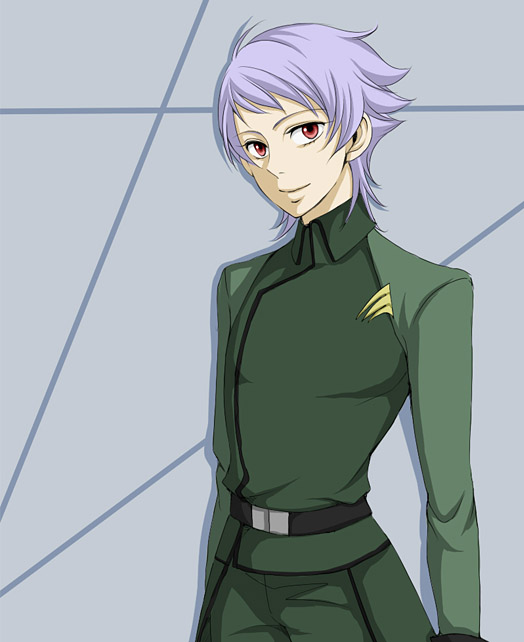 gundam gundam_00 innovator innovators memessa purple_hair red_eyes revive_revival