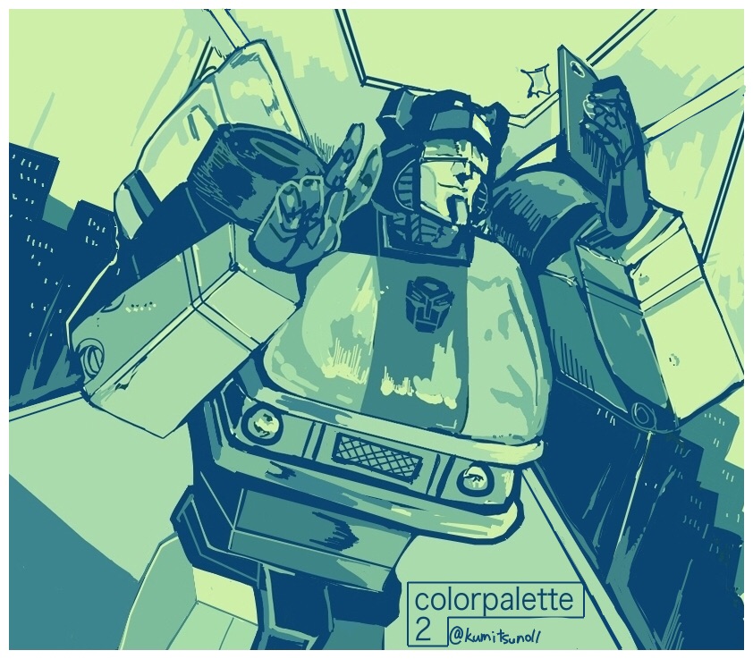 1boy 80s autobot camera cellphone cellphone_camera insignia jazz_(transformers) machine machinery mecha no_humans oden_(dofuko) oldschool personification phone robot self_shot smile solo taking_picture transformers