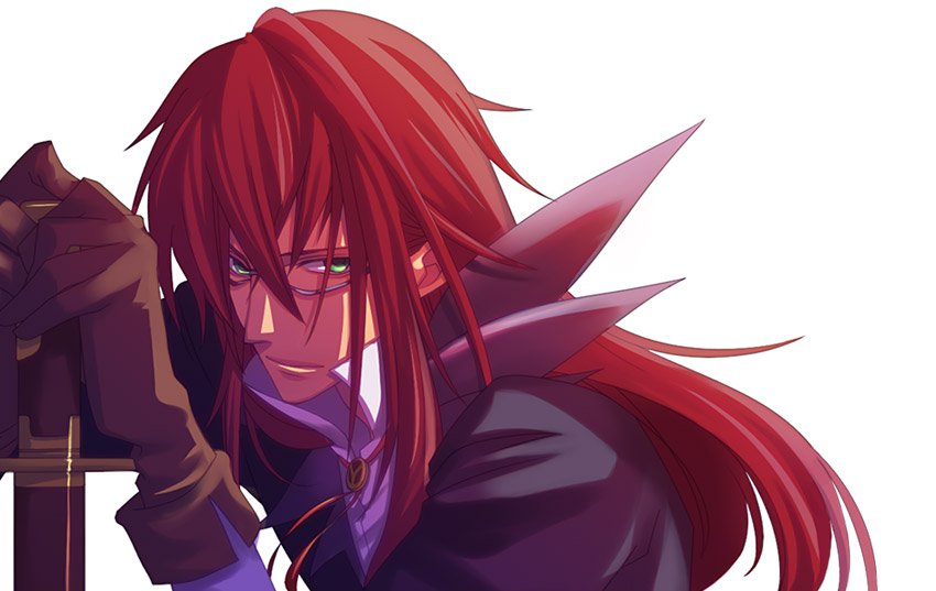 glasses green_eyes male red_hair redhead richter_abend tales_of_(series) tales_of_symphonia tales_of_symphonia_knight_of_ratatosk