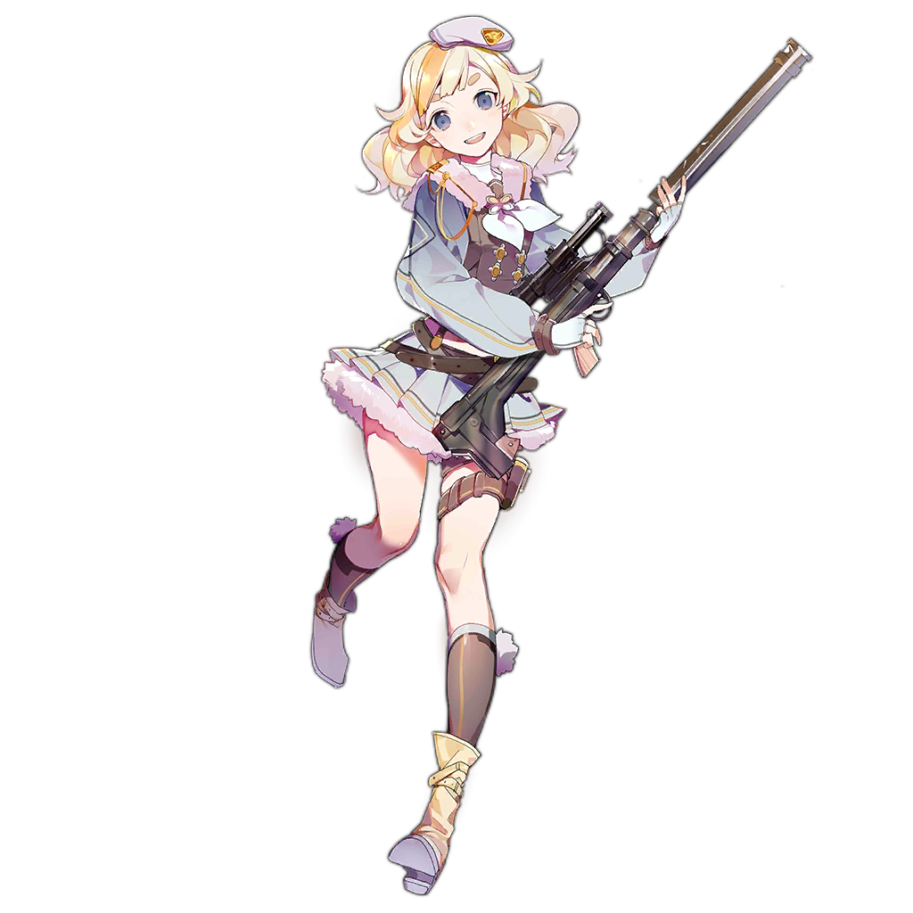 1girl belt beret blonde_hair blue_eyes boots fingerless_gloves girls_frontline gloves gun hat jacket looking_at_viewer medium_hair official_art open_mouth ots-44_(girls_frontline) rifle rosele sniper_rifle solo thick_eyebrows transparent_background trigger_discipline weapon