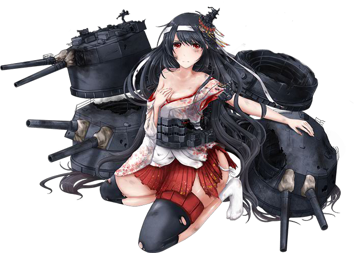1girl bare_shoulders black_hair breasts broken broken_weapon burnt burnt_clothes cannons cleavage closed_mouth damaged detached_sleeves dirty dirty_clothes floral_print full_body fusou_(kantai_collection) hair_ornament hair_ribbon hair_spread_out hair_undone hand_on_own_chest headband japanese_clothes kantai_collection kanzashi kimono kneeling long_hair looking_at_viewer medium_breasts miniskirt no_shoes nontraditional_miko off_shoulder pleated_skirt red_eyes remodel_(kantai_collection) ribbon rigging rikka_(rikka331) skirt solo soot tabi thigh_strap torn_clothes transparent_background turret very_long_hair weapon white_ribbon wide_sleeves