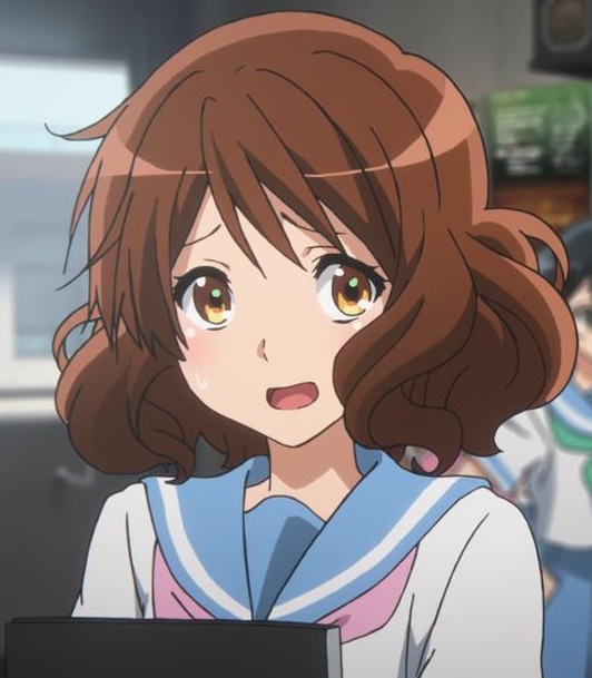 2girls brown_hair cropped hibike!_euphonium multiple_girls oumae_kumiko school_uniform serafuku shocked_eyes tagme