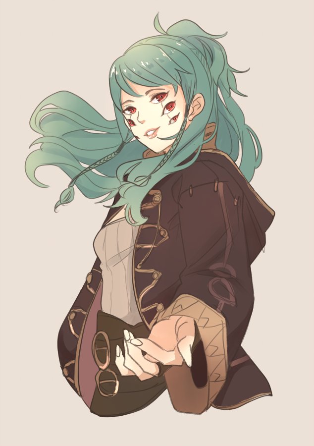 1girl cape extra_eyes female_my_unit_(fire_emblem:_kakusei) fire_emblem fire_emblem:_kakusei gloves green_hair hood insect_girl long_hair looking_at_viewer my_unit_(fire_emblem:_kakusei) open_mouth shy_(ribboneels) smile solo spider_girl spoilers violet_eyes