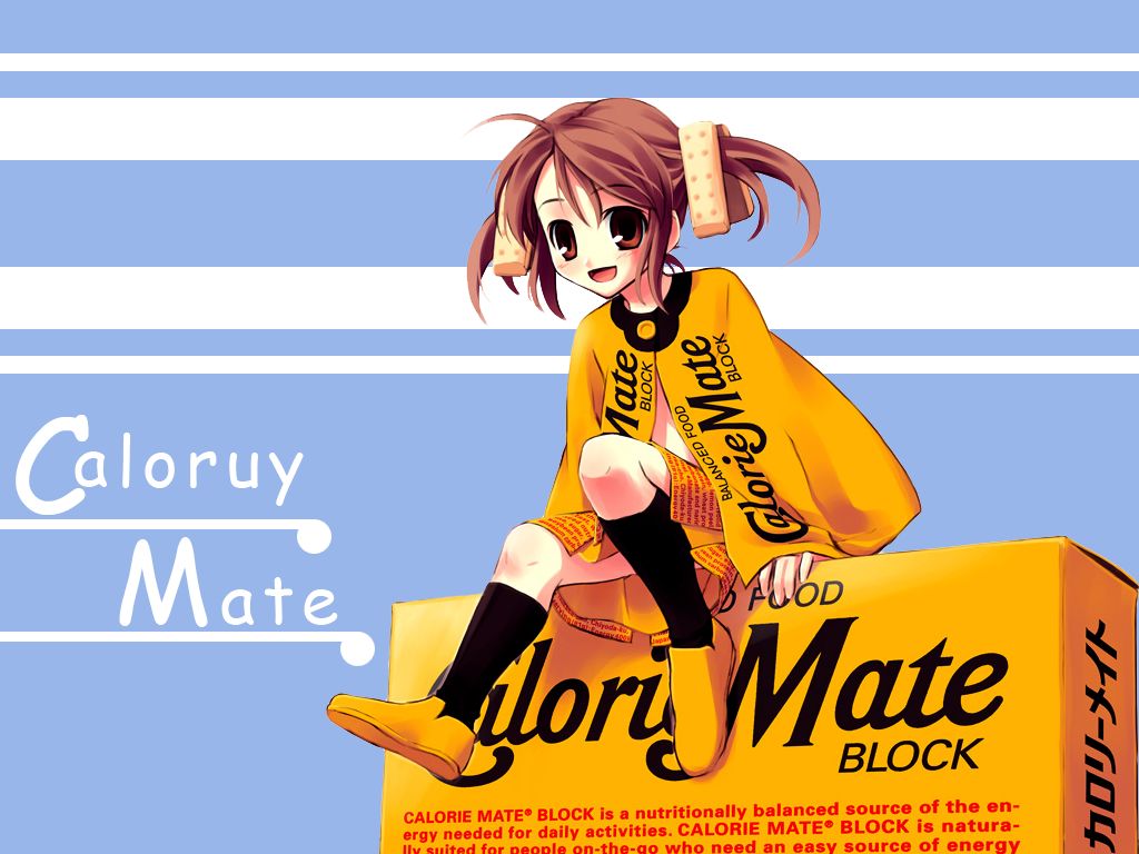 brown_eyes brown_hair caloriemate cracker crackers english minigirl personification short_hair twintails typo