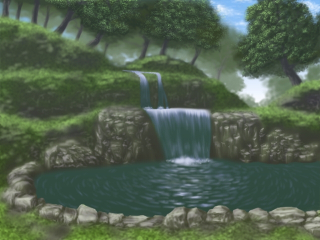 640x480 nature no_humans pond scenery water waterfall