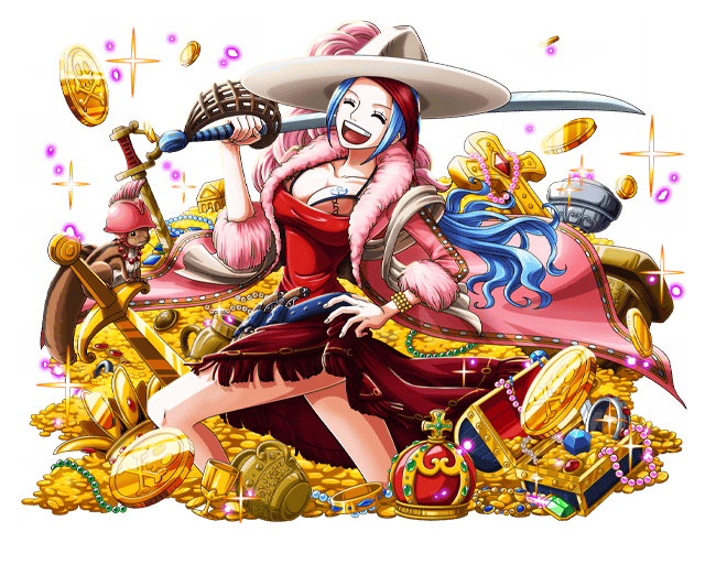:d blue_hair bracelet breasts cleavage closed_eyes coin collarbone crown dress floating_hair hand_on_hip hat holding holding_sword holding_weapon jewelry large_breasts long_hair nefertari_vivi one_piece open_mouth ponytail red_dress smile sun_hat sword transparent_background very_long_hair weapon white_hat