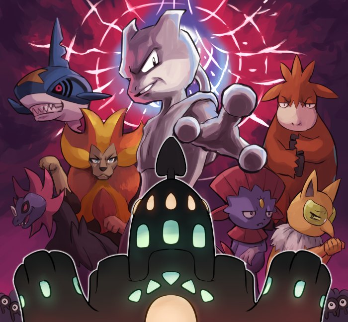 castle looking_at_viewer mewtwo pokemoa pokemon pokemon_(creature) pokemon_(game) pokemon_bw pokemon_dppt pokemon_sm pokemon_ultra_sm pokemon_xy smile