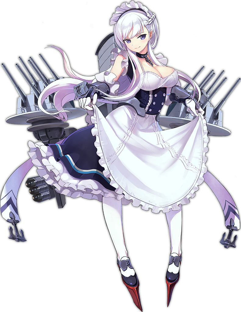 1girl anchor apron apron_lift azur_lane bangs bare_shoulders belfast_(azur_lane) black_choker black_dress black_footwear braid breasts buttons chains choker closed_mouth dress erect_nipples eyebrows eyelashes facing_away floating_hair french_braid frilled_apron frilled_dress frills full_body gloves kisetsu lace lace-trimmed_apron lace_trim large_breasts legs_apart lifted_by_self lips long_hair looking_away looking_to_the_side machinery maid_apron maid_headdress official_art pantyhose see-through shoes sidelocks simple_background sleeveless sleeveless_dress smile solo torpedo transparent_background turret violet_eyes white_apron white_gloves white_hair white_legwear
