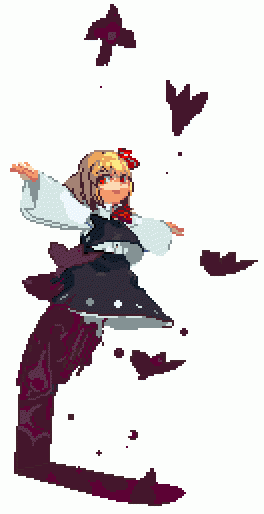 crow darkness pixel_art red_eyes rumia touhou usapiyo