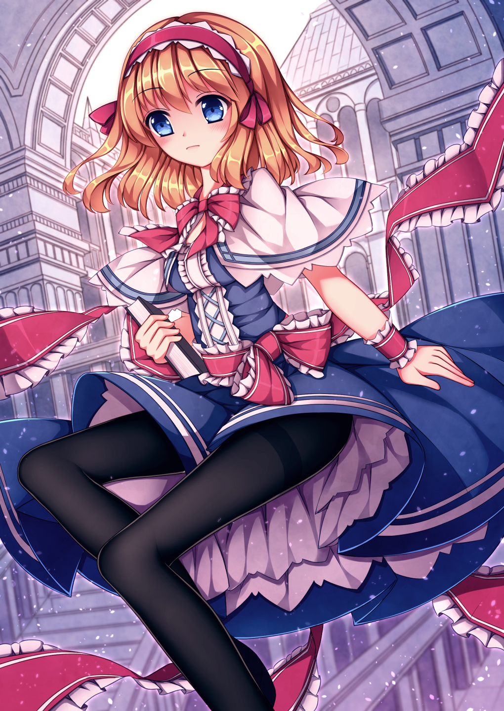 alice_margatroid blonde_hair blue_eyes dress short_hair touhou