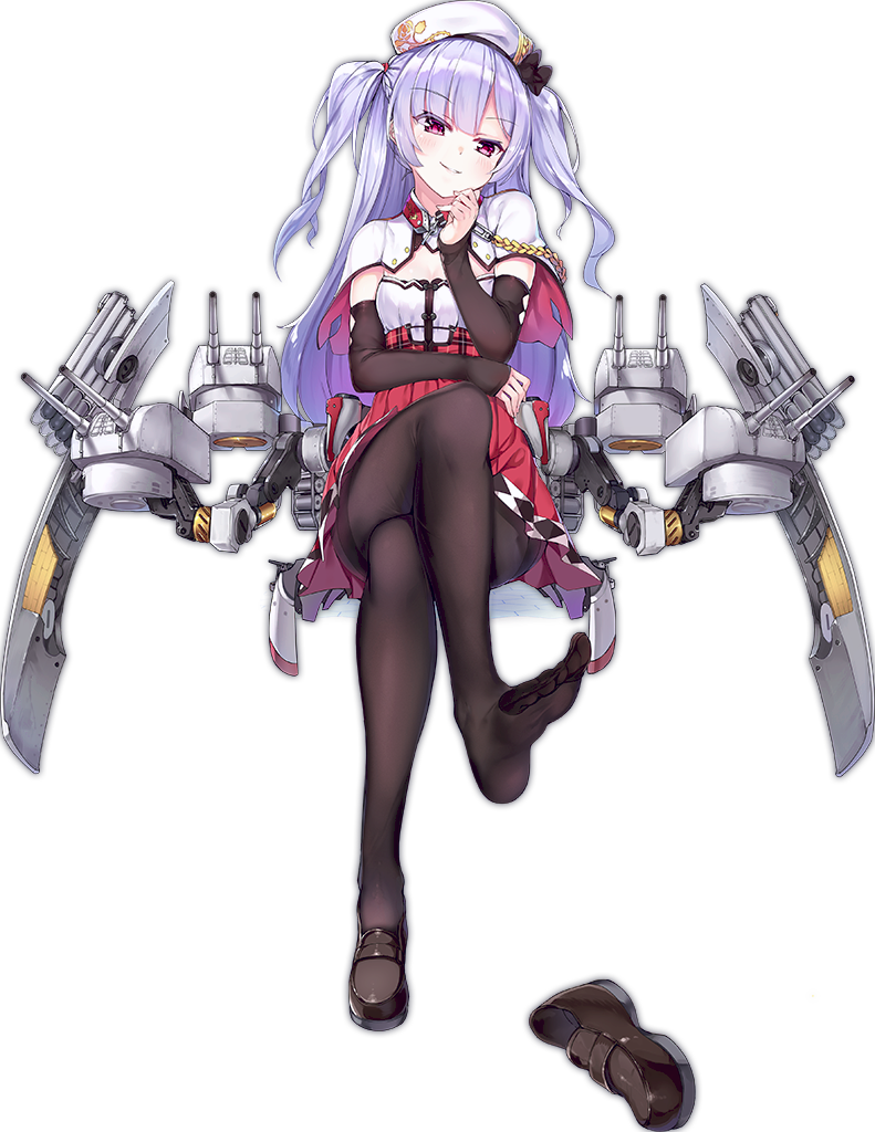 1girl aiguillette ajax_(azur_lane) argyle azur_lane bangs beret black_bow black_legwear blush bow breasts brown_footwear capelet cleavage colored_eyelashes detached_sleeves eyebrows eyebrows_visible_through_hair eyelashes eyes_visible_through_hair facing_viewer feet fingernails floral_print flower full_body grin hair_tie hand_to_own_mouth hat hat_bow head_tilt high-waist_skirt kaede_(003591163) leaf legs_crossed lips loafers long_hair long_sleeves looking_away looking_down machinery miniskirt official_art pantyhose pink_eyes plaid purple_hair red_skirt remodel_(azur_lane) rose shirt shoes simple_background single_shoe sitting skirt small_breasts smile soles solo swept_bangs teeth thighband_pantyhose toes torpedo torpedo_tubes transparent_background tsurime turret two_side_up white_capelet white_hat white_shirt