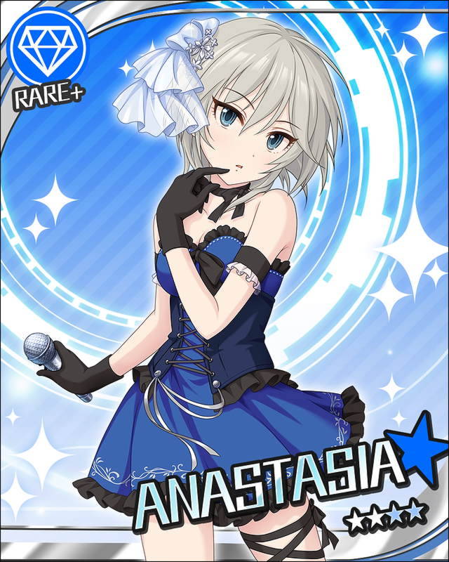 anastasia_(idolmaster) blue_eyes dress grey_hair idolmaster idolmaster_cinderella_girls short_hair