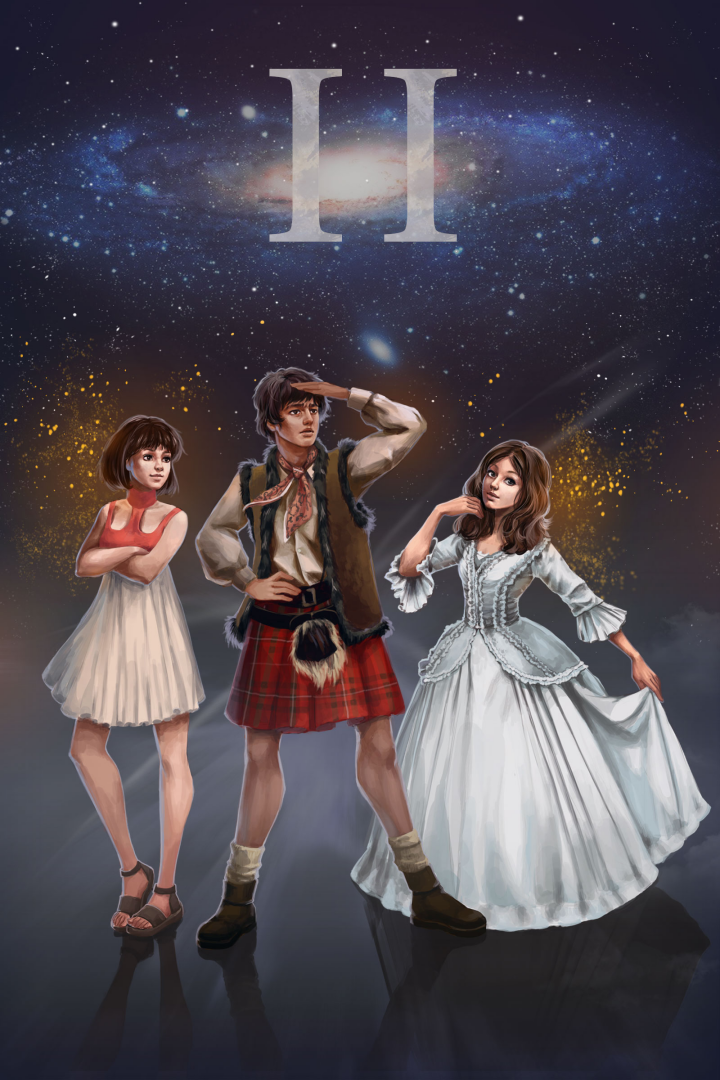 demisir doctor_who galaxy highres jamie_mccrimmon portrait safe victoria_waterfield zoe_heriot