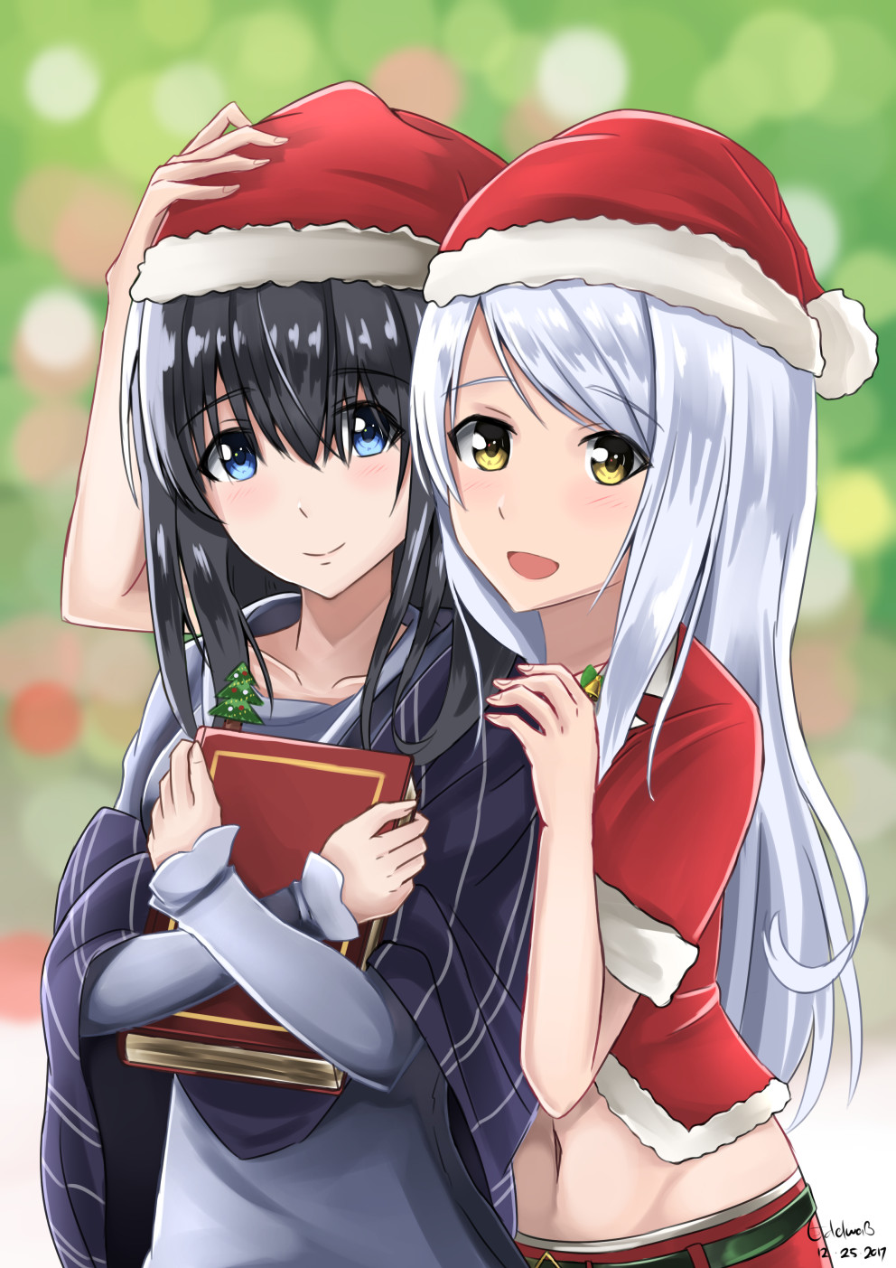 blitzen christmas edelweiss_(wsparkz) eve_santaclaus highres idolmaster idolmaster_cinderella_girls idolmaster_cinderella_girls_starlight_stage sagisawa_fumika