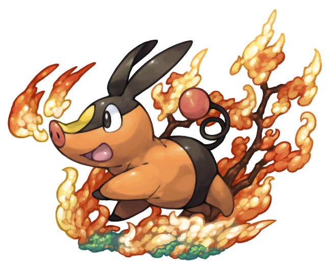 :d burning commentary_request fire full_body no_humans open_mouth pearl7 pokemon pokemon_(creature) running sideways_mouth simple_background smile solo white_background