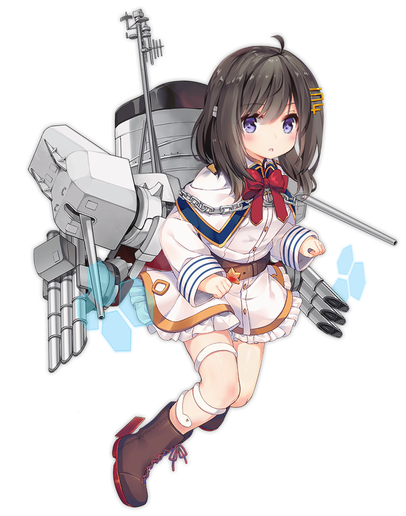 1girl :o ahoge anchor animal artist_request azur_lane bangs black_hair blush boots bow bowtie brown_footwear capelet chains cross-laced_footwear dress frilled_dress frills full_body hair_ornament lace-up_boots long_hair long_sleeves machinery number official_art open_mouth red_bow red_neckwear red_star simple_background snake solo star tachi-e taiyuan_(azur_lane) torpedo torpedo_tubes transparent_background turret violet_eyes white_capelet white_dress wide_sleeves